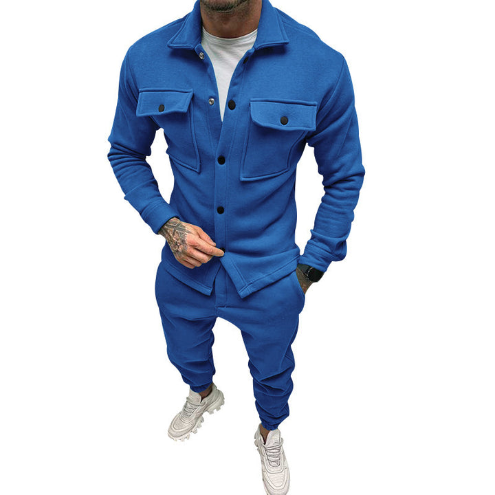 Men's sporty leisure set in a casual look with functional pockets Lisslune