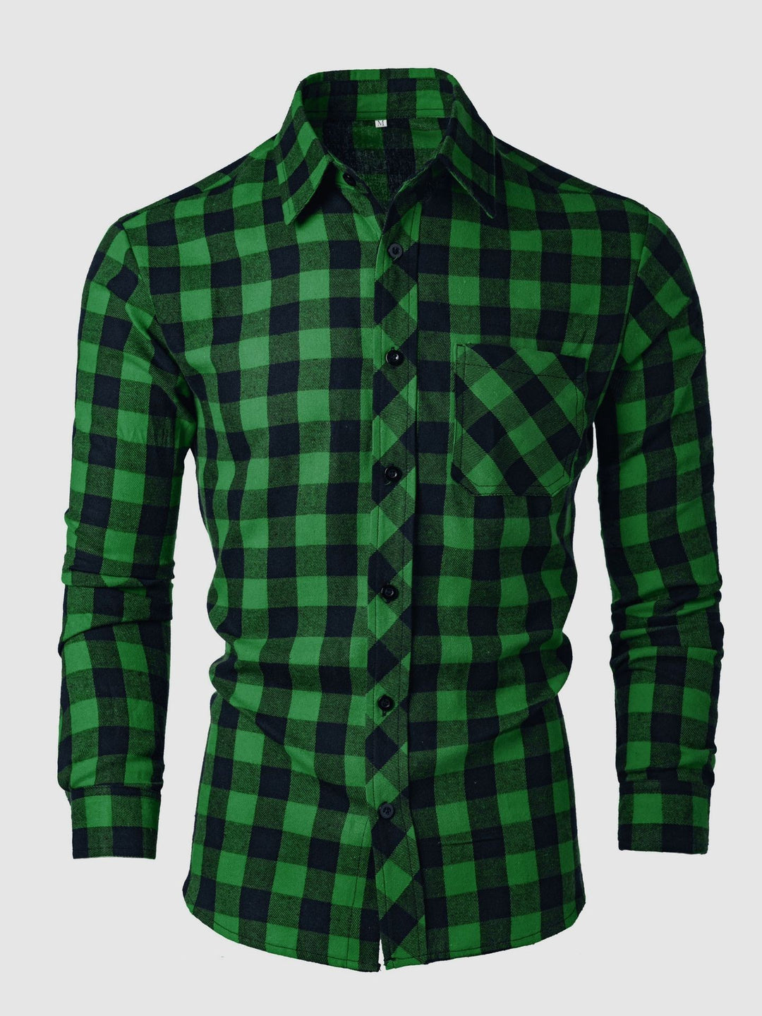 Men's Checked Flannel Shirt Lisslune