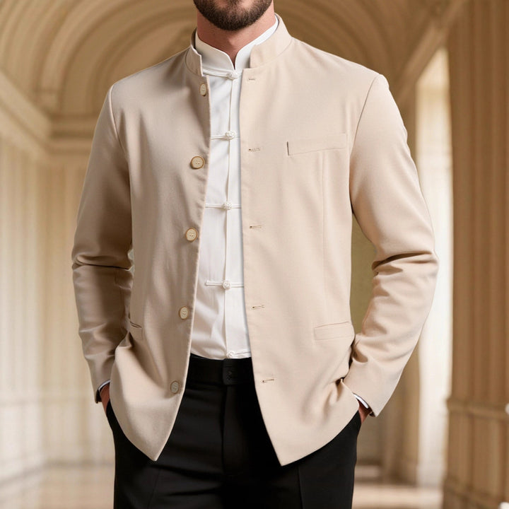 Men's stylish stand-collar blazer Lisslune