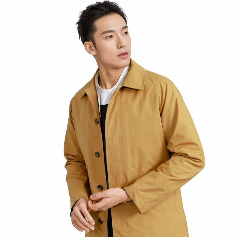 Men's weatherproof transitional jacket with practical pockets Lisslune