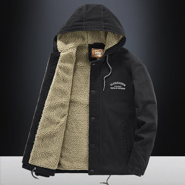 Men's Casual Hooded Jacket Lisslune