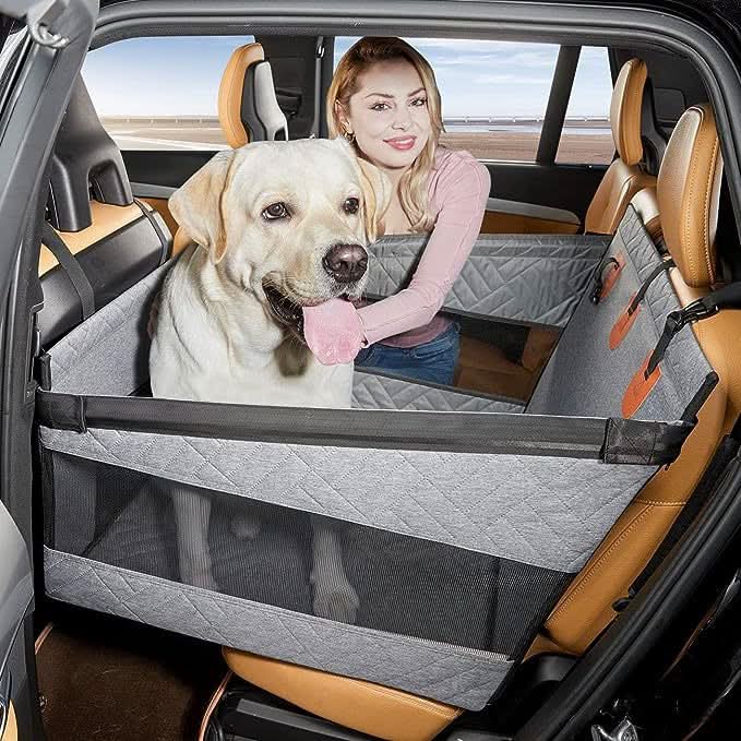 Lisslune | Waterproof Dog Mattress with Memory Foam for Safe & Comfortable Car Protection