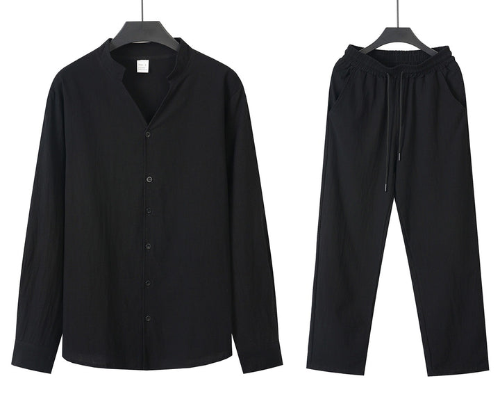 Men's Comfortable and Stylish Pajama Set with Shirt and Pants Lisslune