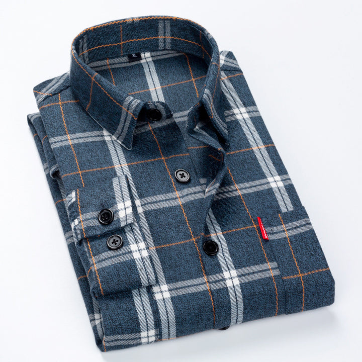Men's Casual Flannel Shirt Lisslune