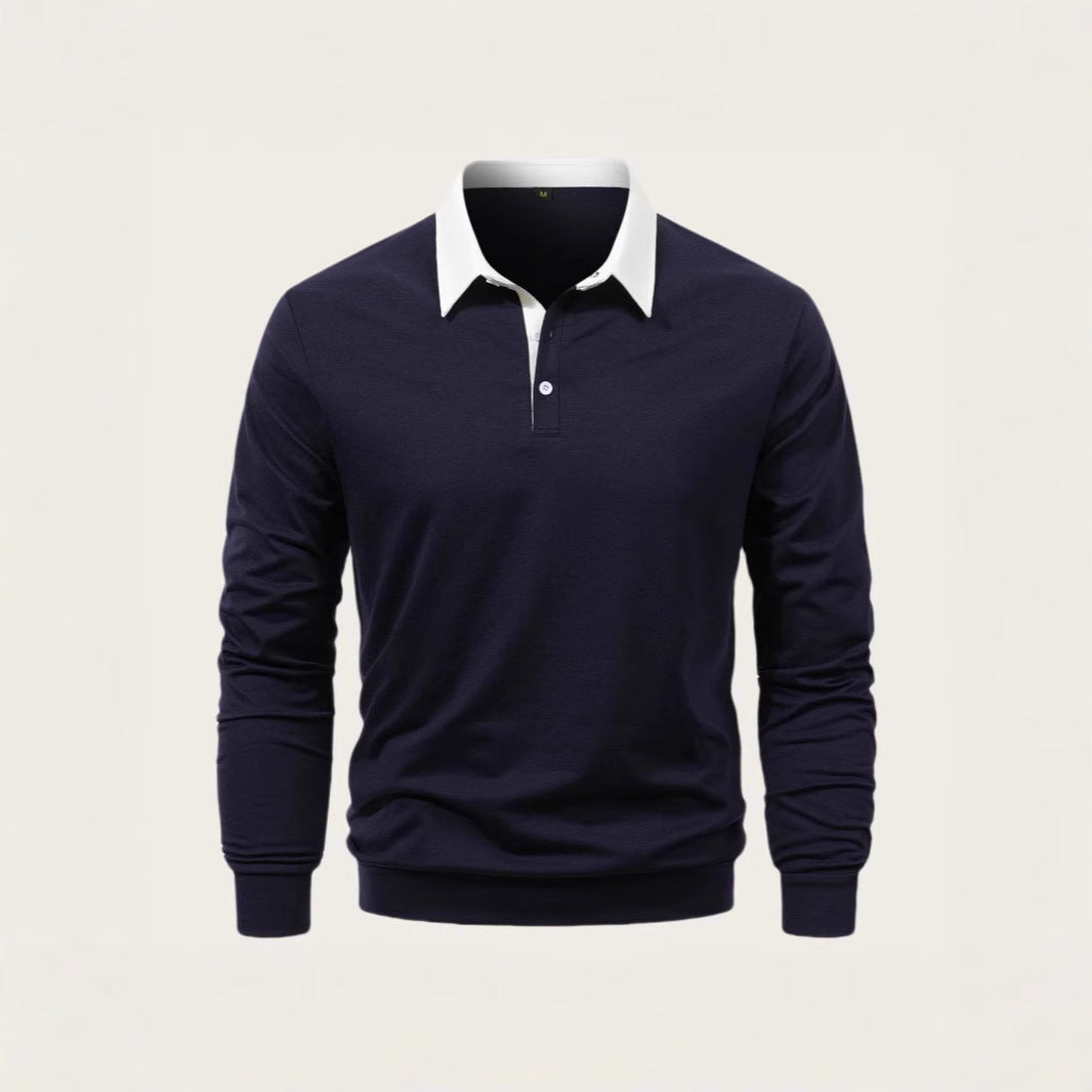 Men's polo shirt made of high-quality cotton with an elegant collar Lisslune