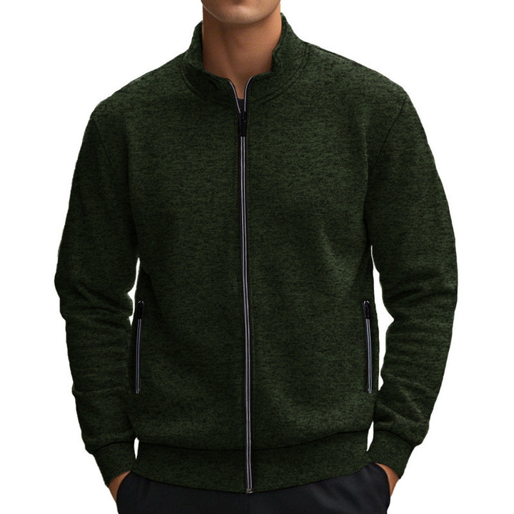 Men's high-quality training jacket with breathable structure and trendy zipper Lisslune