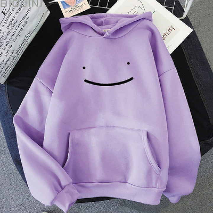Women's hoodie with funny face motif Lisslune