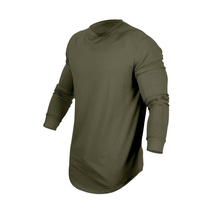 Men's long sleeve shirt with a loose fit and elegant seam processing Lisslune