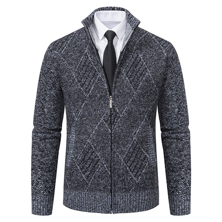 Men's cardigan with modern pattern and slim fit Lisslune