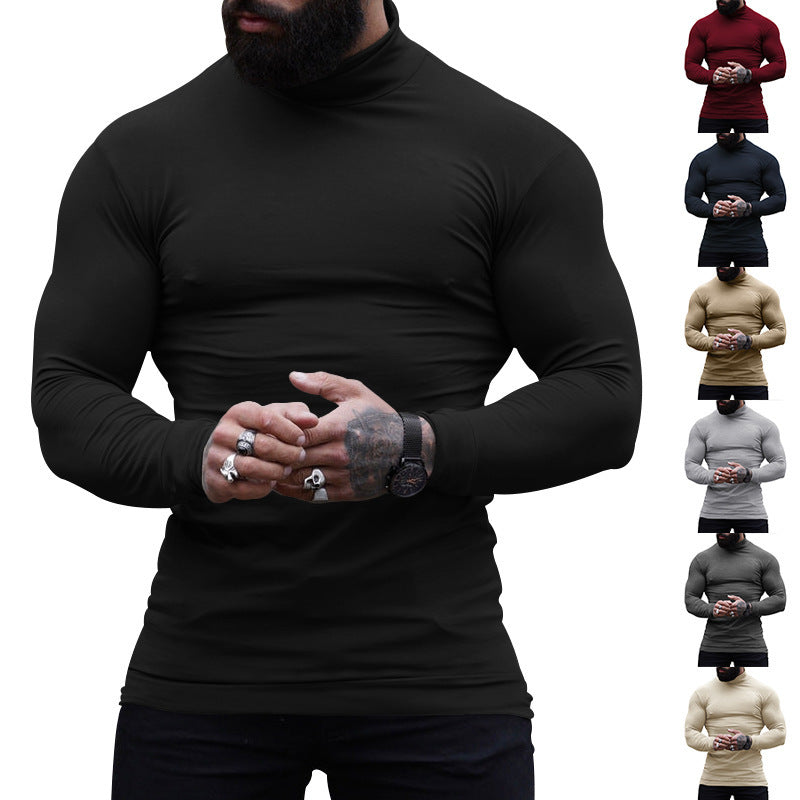 Men's turtleneck sweater made of fine cotton Lisslune