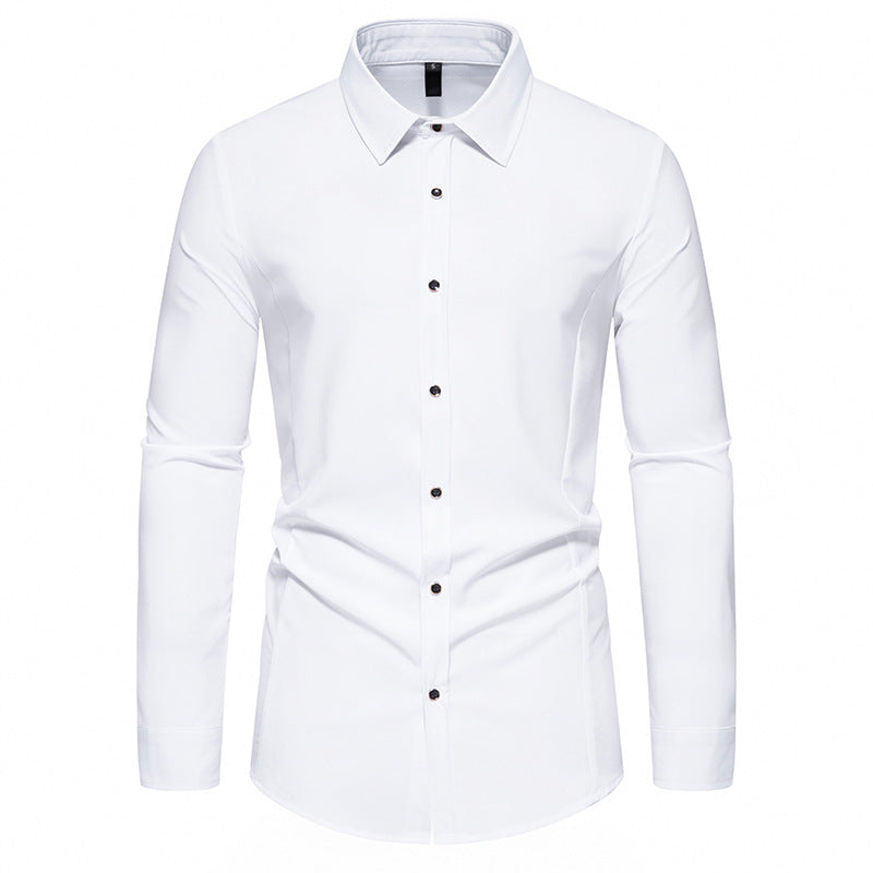 Men's fashionable long-sleeve shirt with elegant cut Lisslune