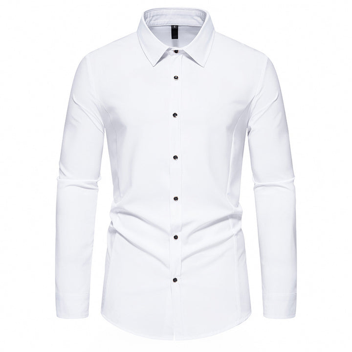 Men's fashionable long-sleeve shirt with elegant cut Lisslune