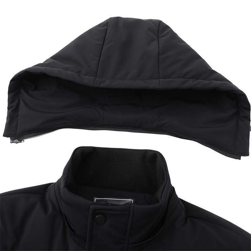 Men's Sporty Thermal Insulated Jacket with Hood Lisslune