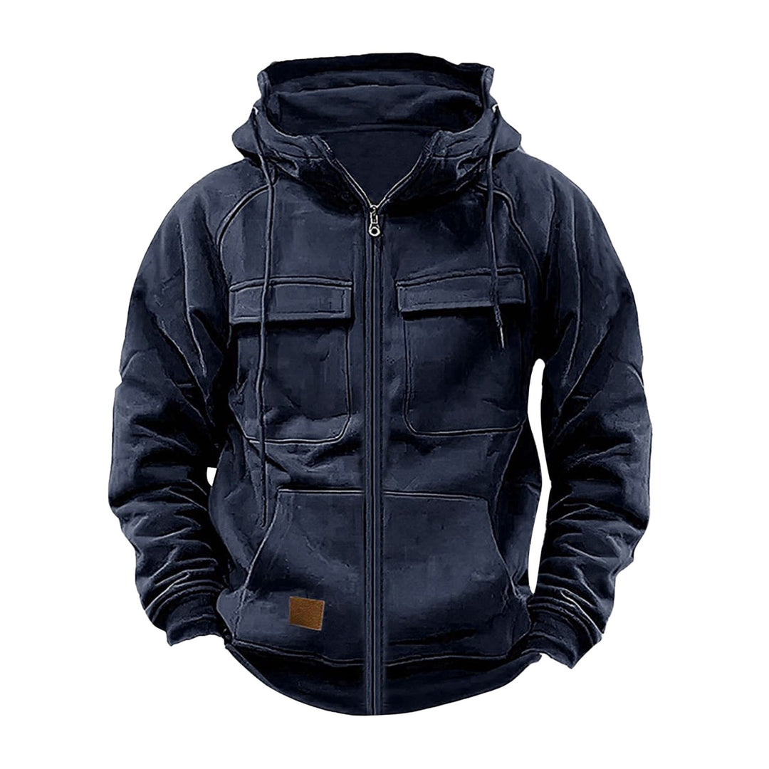 Men's Functional Hooded Jacket with Practical Pockets Lisslune