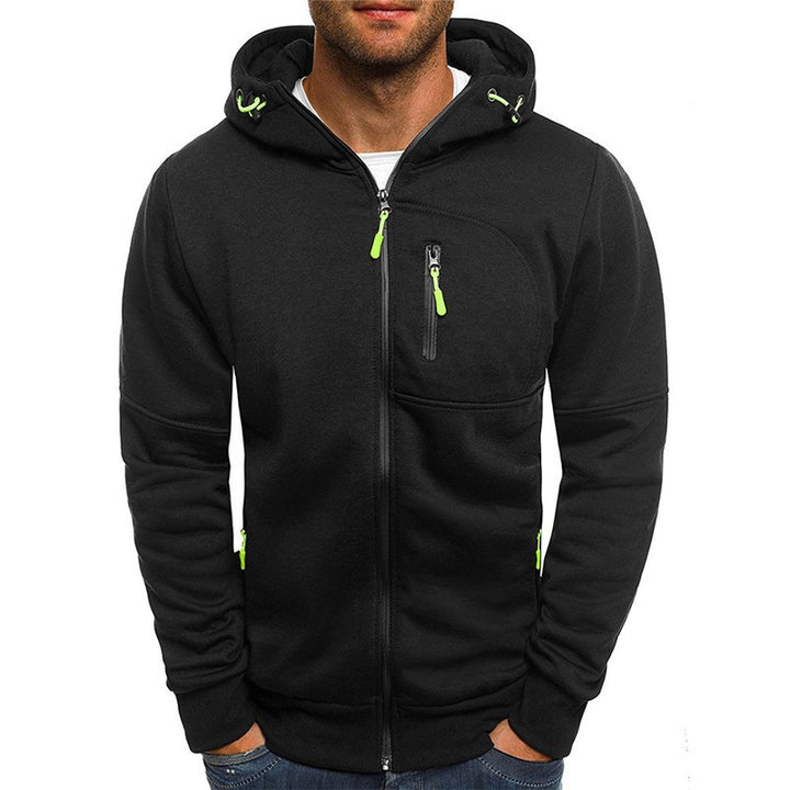 Men's functional hoodie with a slim fit and practical zippered pockets Lisslune