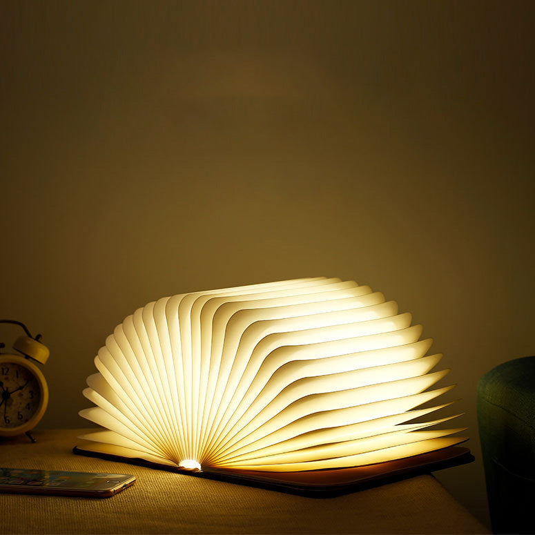 Lisslune | 📖 Wood book lamp - For desk study gift decoration light