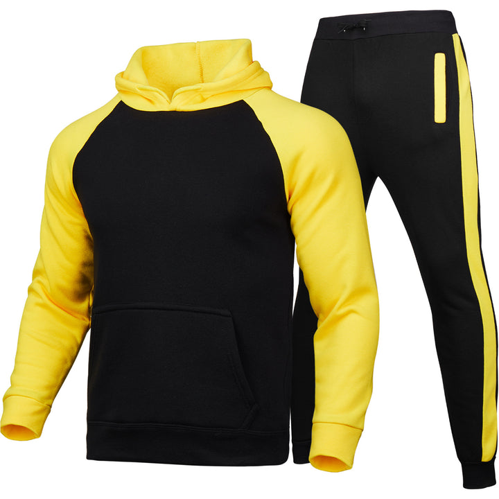 Men's Sporty Hoodie and Jogging Suit Set Lisslune