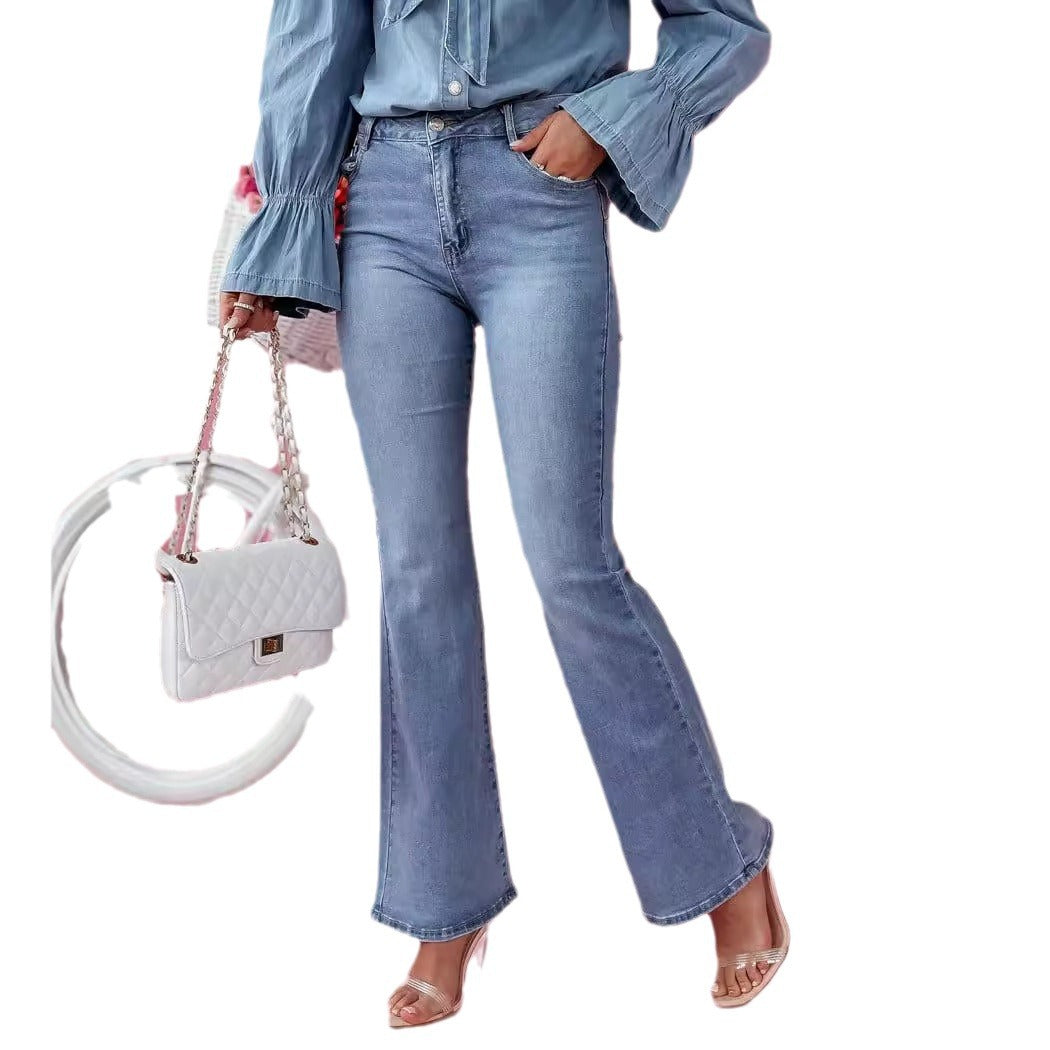 Ladies blouse shirt with ruffles and trendy collar Lisslune