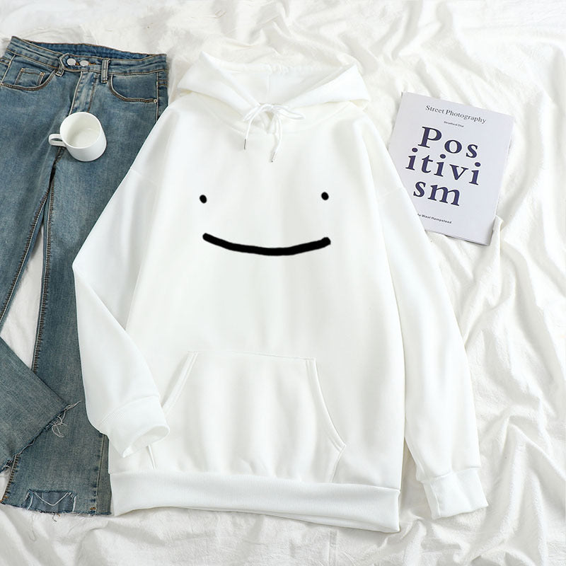 Women's hoodie with casual smiley design Lisslune