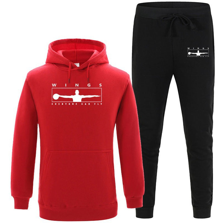 Women's jogging suit with modern logo and comfortable kangaroo pockets Lisslune