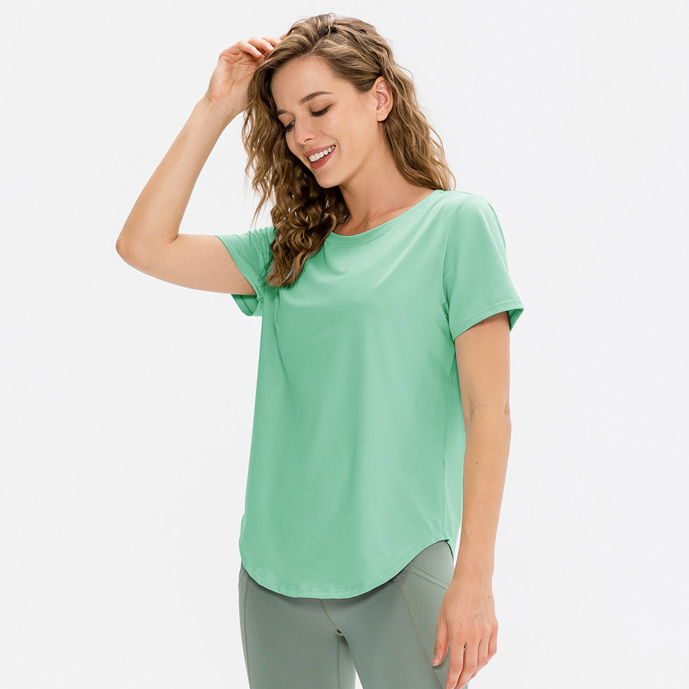 Women casual longline T-shirt and high wearing comfort Lisslune