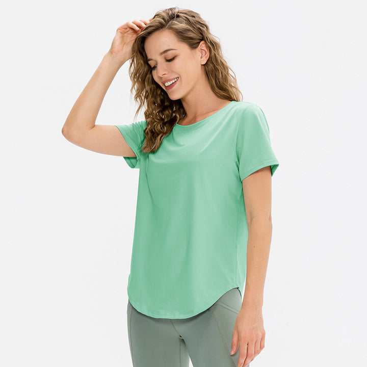 Women casual longline T-shirt and high wearing comfort Lisslune