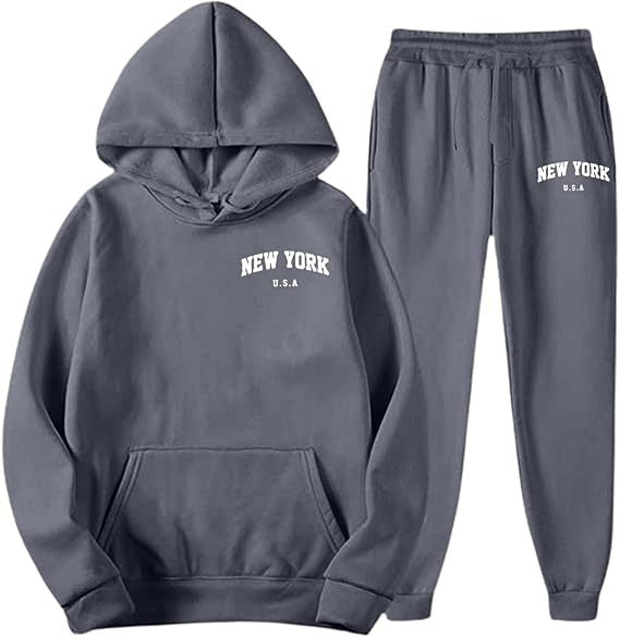 Women's Hooded Sweat Suit with high-quality material and modern lettering Lisslune