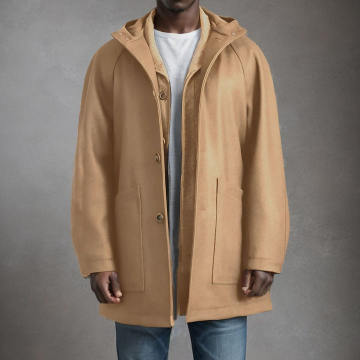 Men's practical and elegant softshell jacket with hood Lisslune