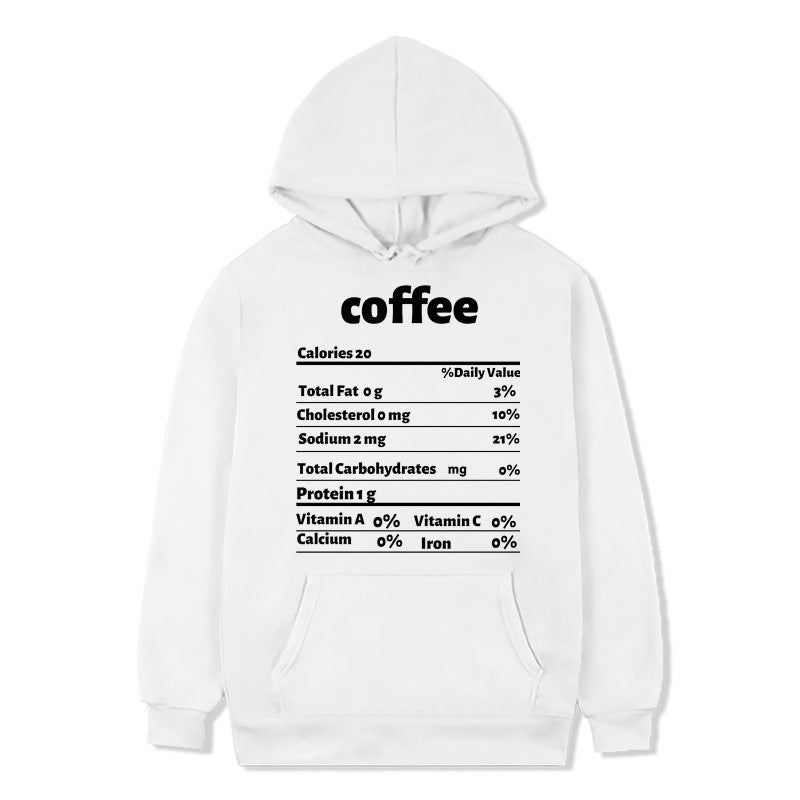 Women's hoodie with creative nutritional design Lisslune