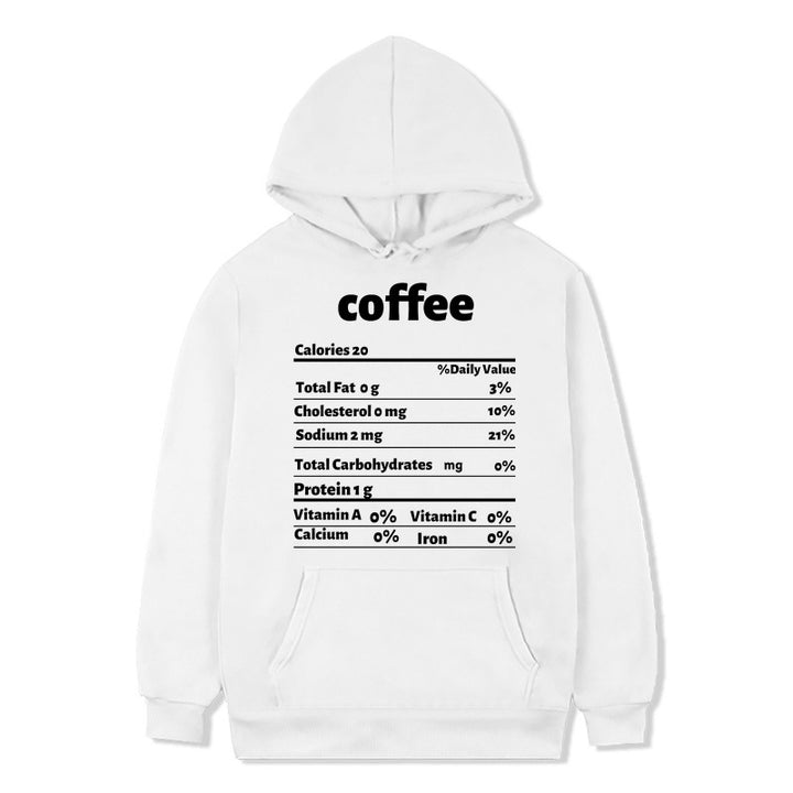 Women's hoodie with creative nutritional design Lisslune
