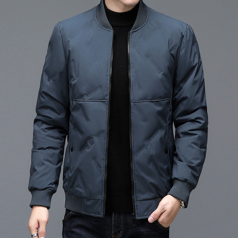 Men's stylish bomber jacket with water-repellent material and elastic cuffs Lisslune