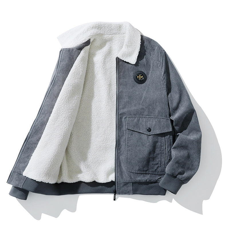 Men's stylish transition jacket with warm fleece lining Lisslune