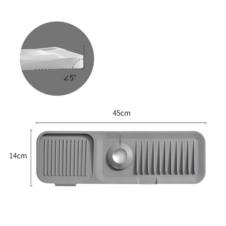Lisslune | Silicone Splash Guard Drain Mat