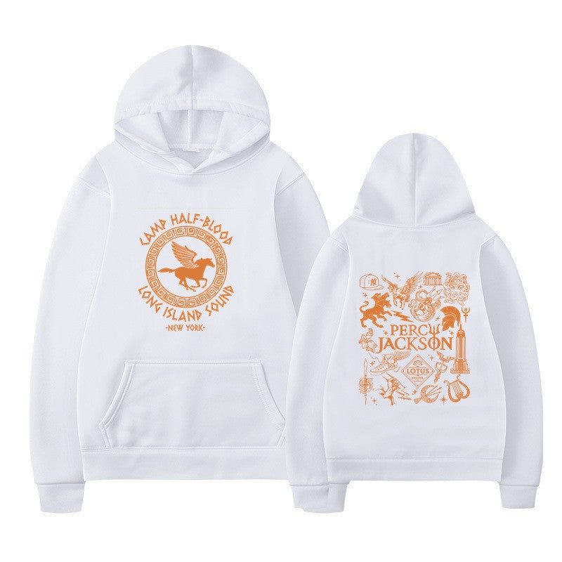 Women's hoodie with artistic mythology print Lisslune
