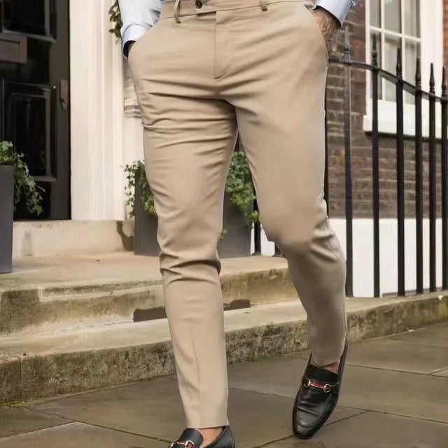 Men's elegant and stylish chinos with slim fit Lisslune