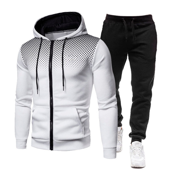 Men's sporty hoodie and jogging pants set with breathable technology Lisslune