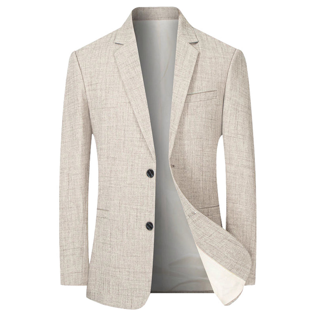 Men's elegant casual blazer with textured surface Lisslune