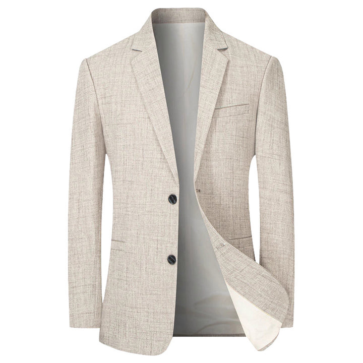 Men's elegant casual blazer with textured surface Lisslune