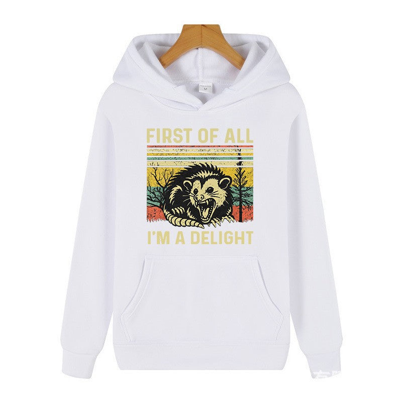 Women's hoodie with creative animal graphic and comfortable fit Lisslune
