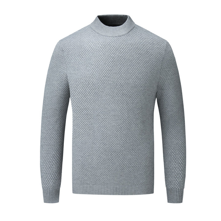 Men's Sweater with High-Quality Textured Surface Lisslune