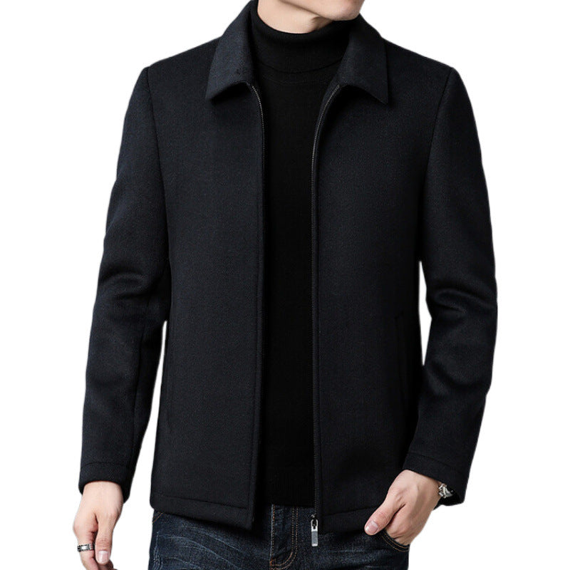 Men's Elegant Wool Jacket Lisslune