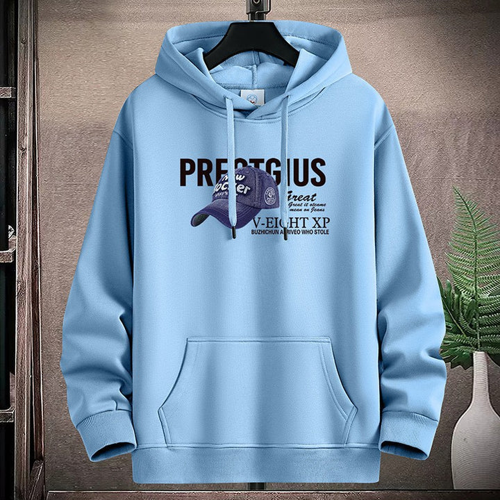 Women's Hooded Sweatshirt with Creative Graphic Design and Practical Kangaroo Pockets Lisslune