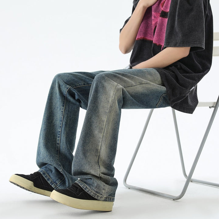 Men's casual wide jeans Lisslune