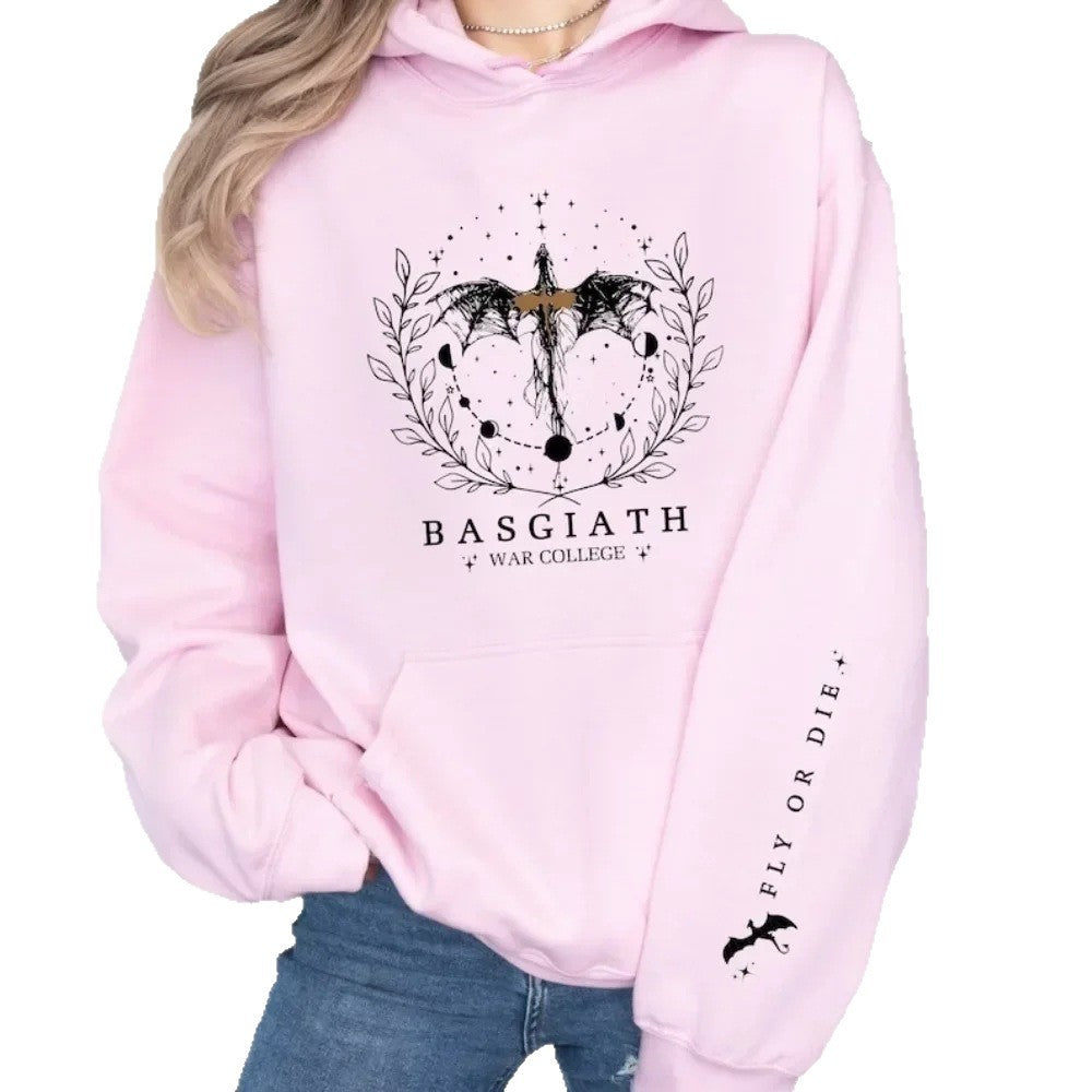Women's hooded sweatshirt with impressive fantasy design Lisslune