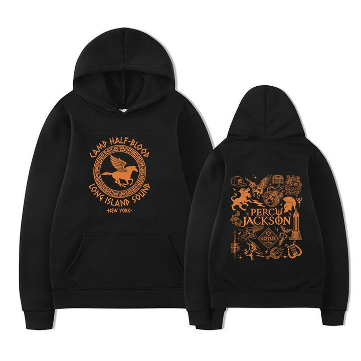 Women's hoodie with artistic mythology print Lisslune