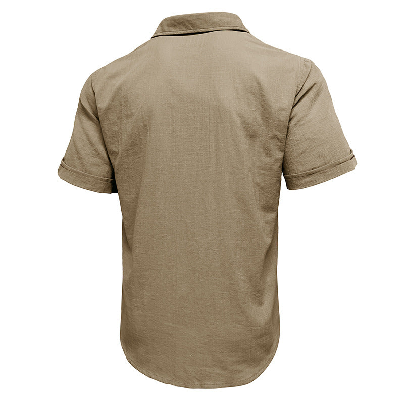 Men's Short Sleeve Shirt Lisslune