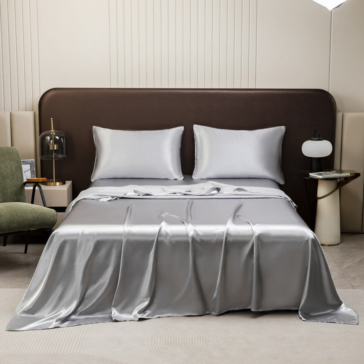 Lisslune | Cooling Silky Satin Bed Sheet