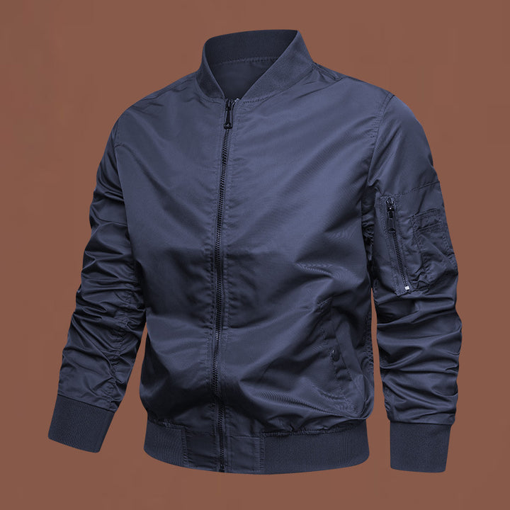 Men's fashionable bomber jacket with practical zip pockets Lisslune