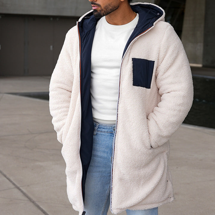 Men's reversible winter jacket with soft inner lining Lisslune