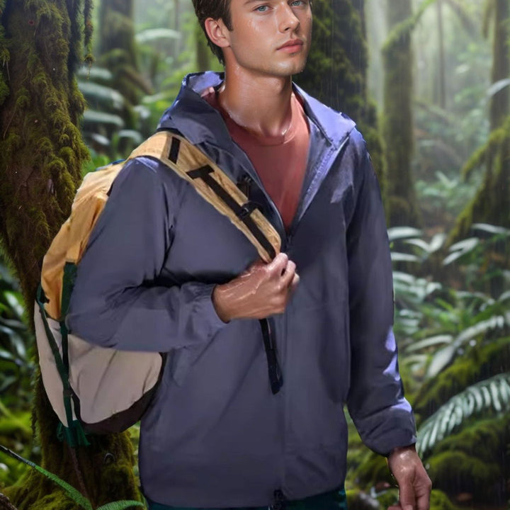 Men's functional transitional jacket with adjustable collar Lisslune